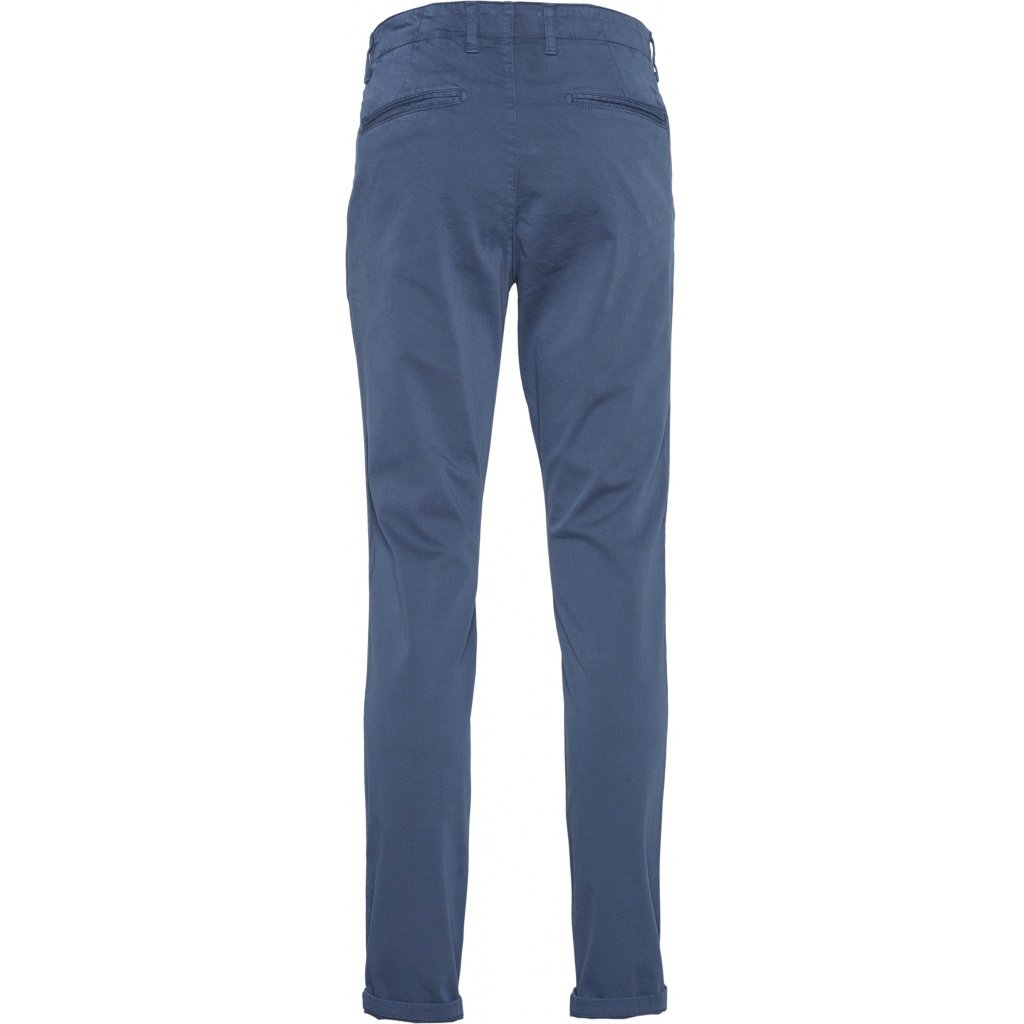 Chino slim indigo en coton bio - joe