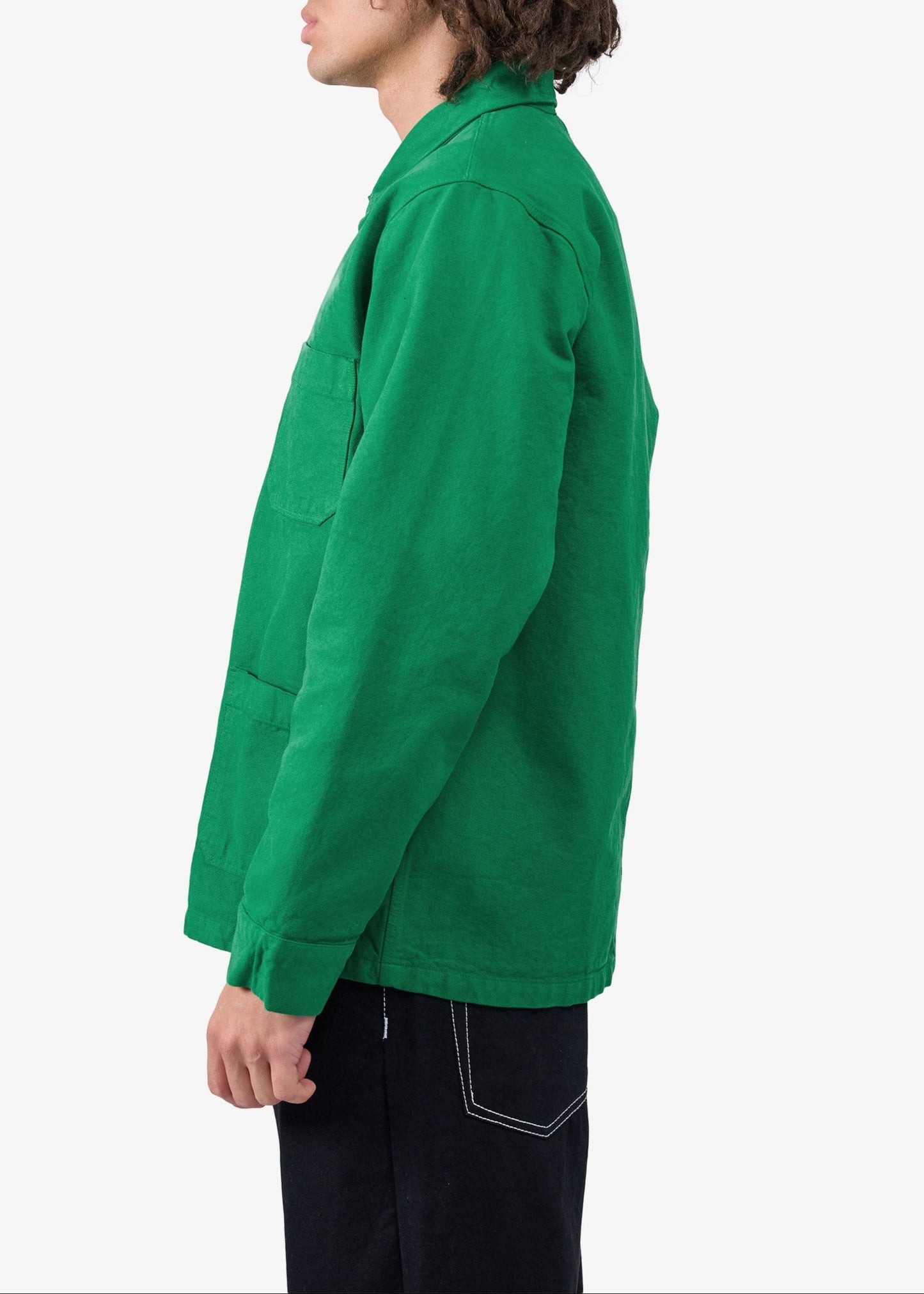 Veste en coton biologique | vert "organic workwear jacket - kelly green"