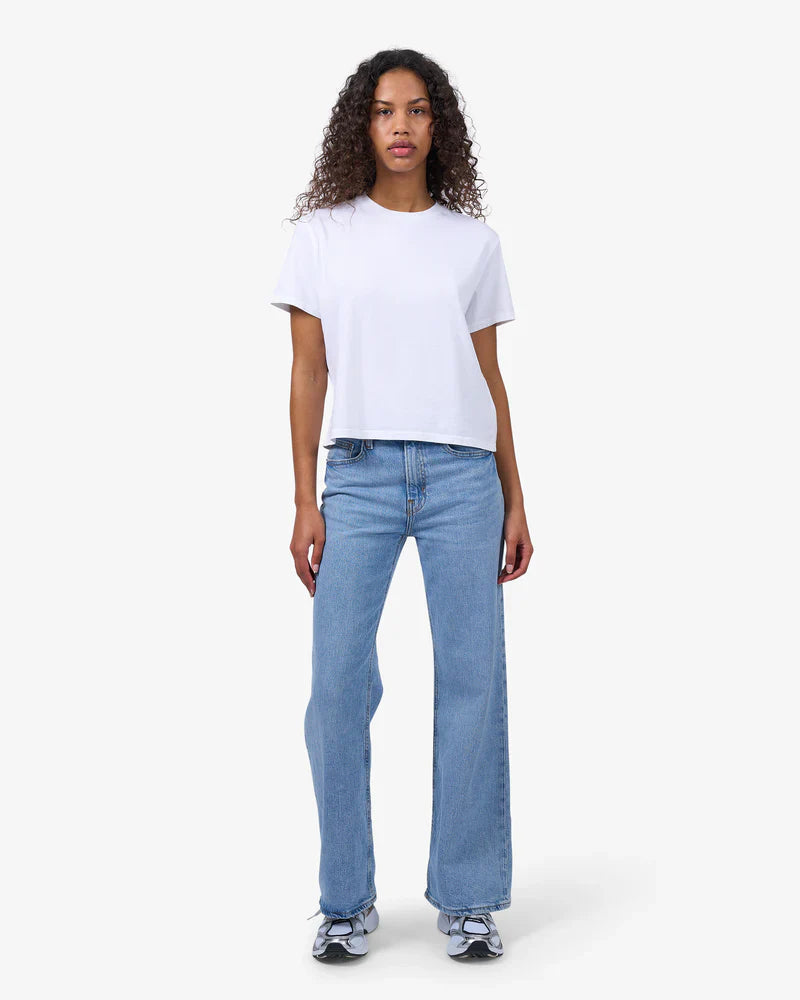 T-shirt en coton bio | blanc "optical white"