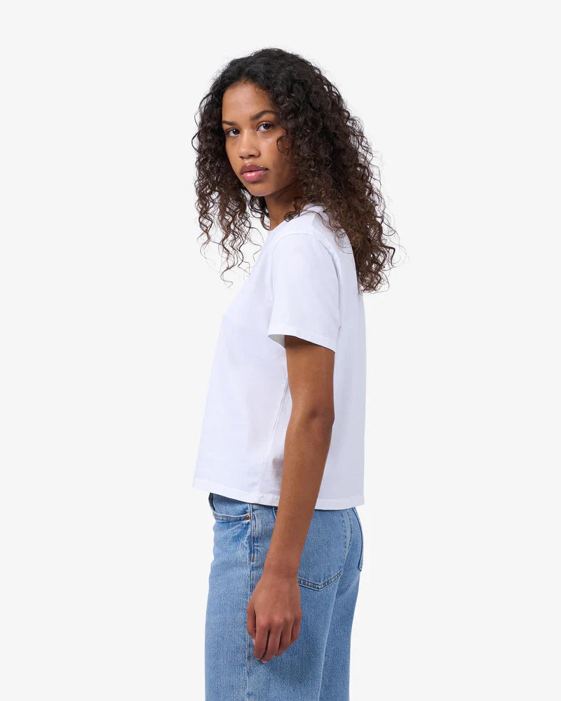 T-shirt en coton bio | blanc "optical white"
