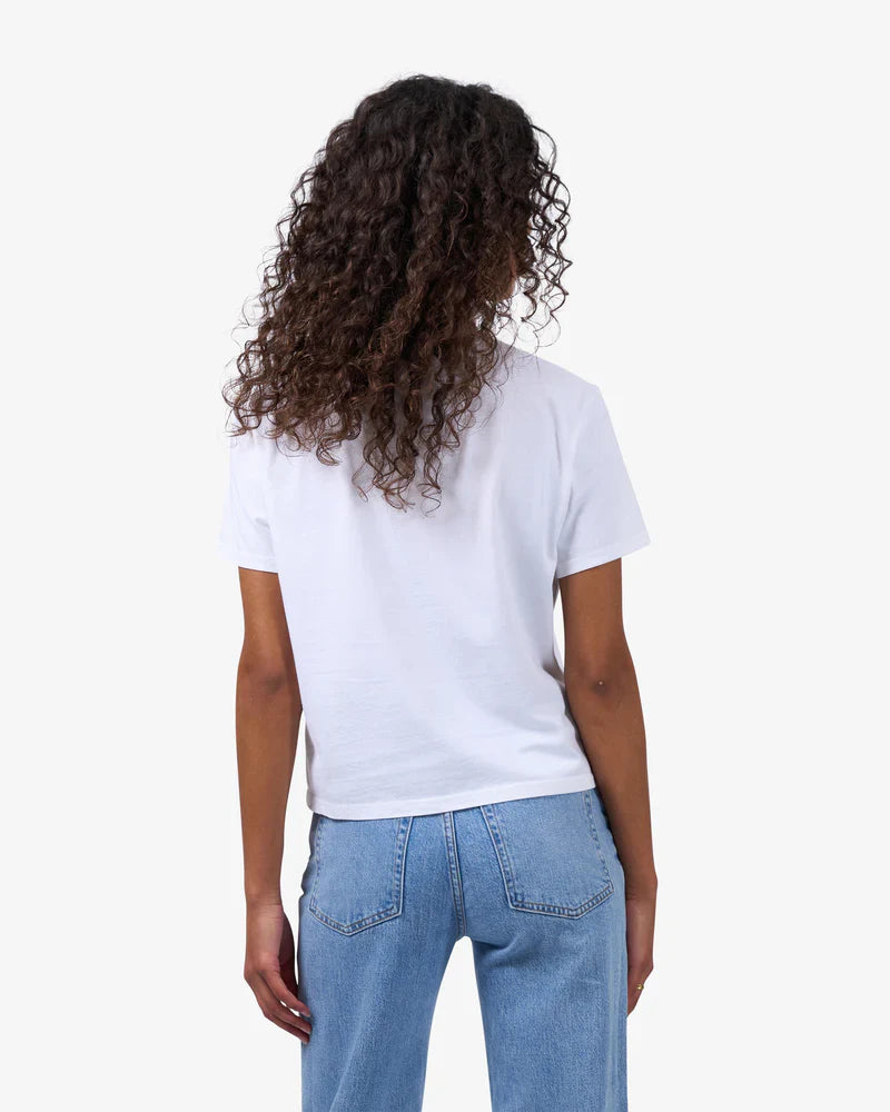 T-shirt en coton bio | blanc "optical white"