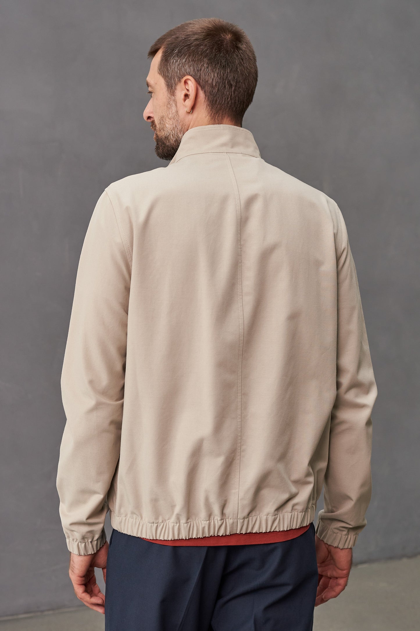 Veste en coton bio | taupe "juri eco ripstop pale taupe"