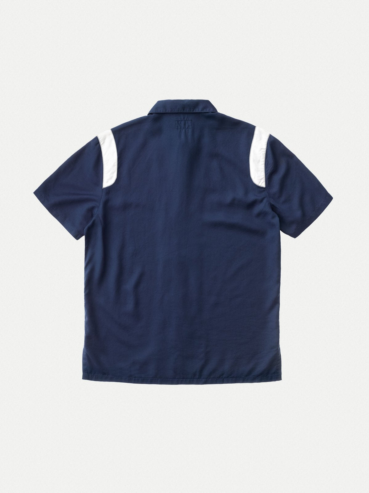 Chemise manches courtes marine en tencel - Jack Bowling