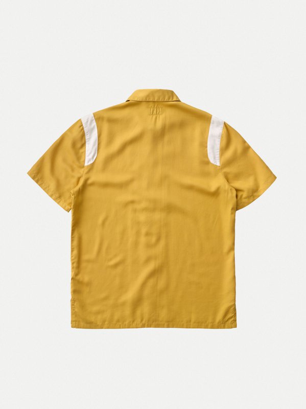 Chemise manches courtes safran en tencel - Jack Bowling