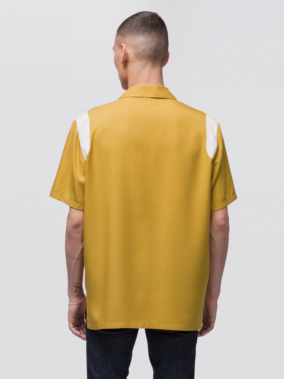Chemise manches courtes safran en tencel - Jack Bowling