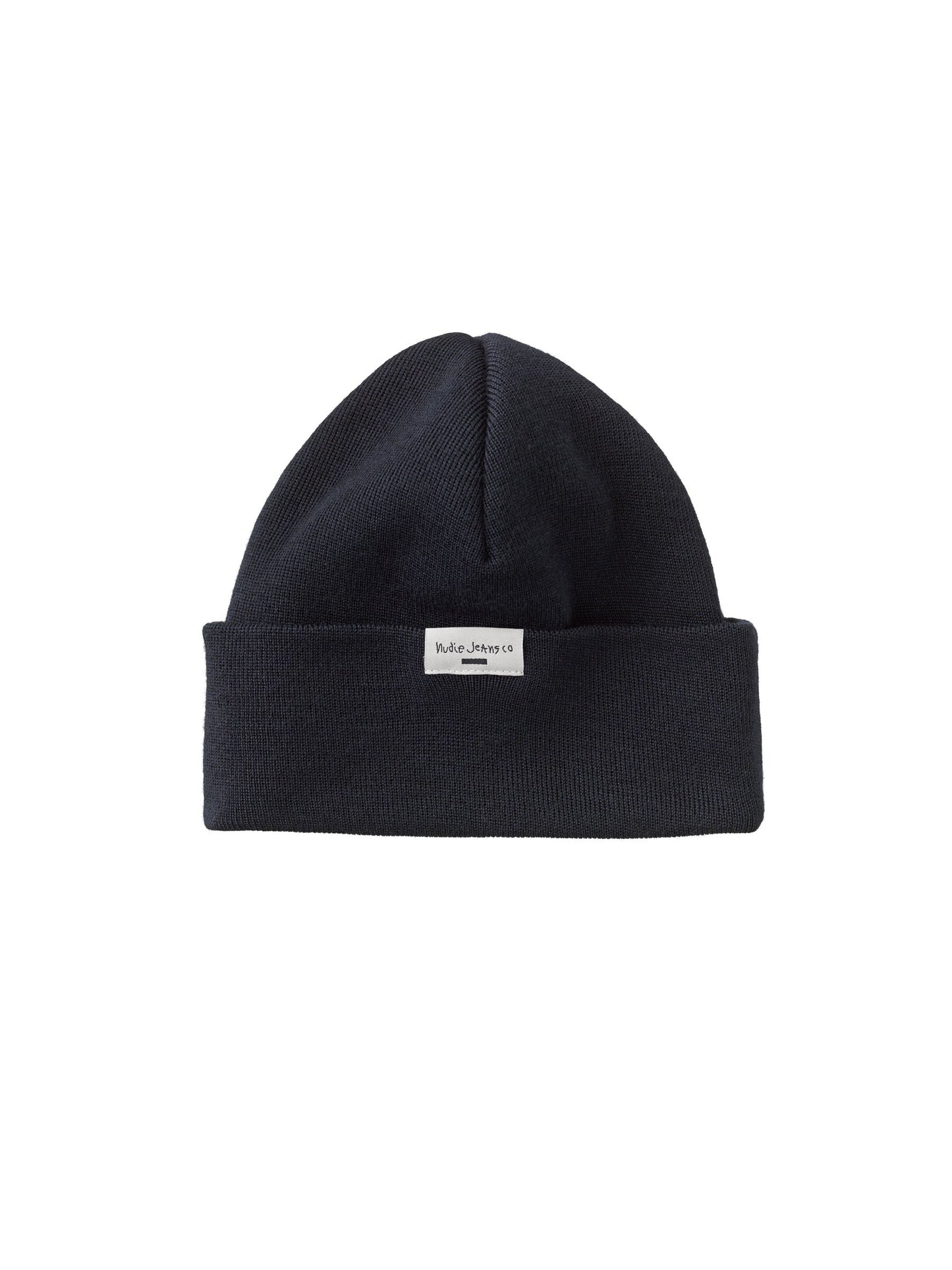 Bonnet marine en polyester recyclé et laine mérinos - Jansson