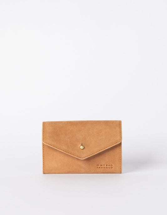 Portefeuille en cuir certifié | marron "jo's purse camel hunter leather"
