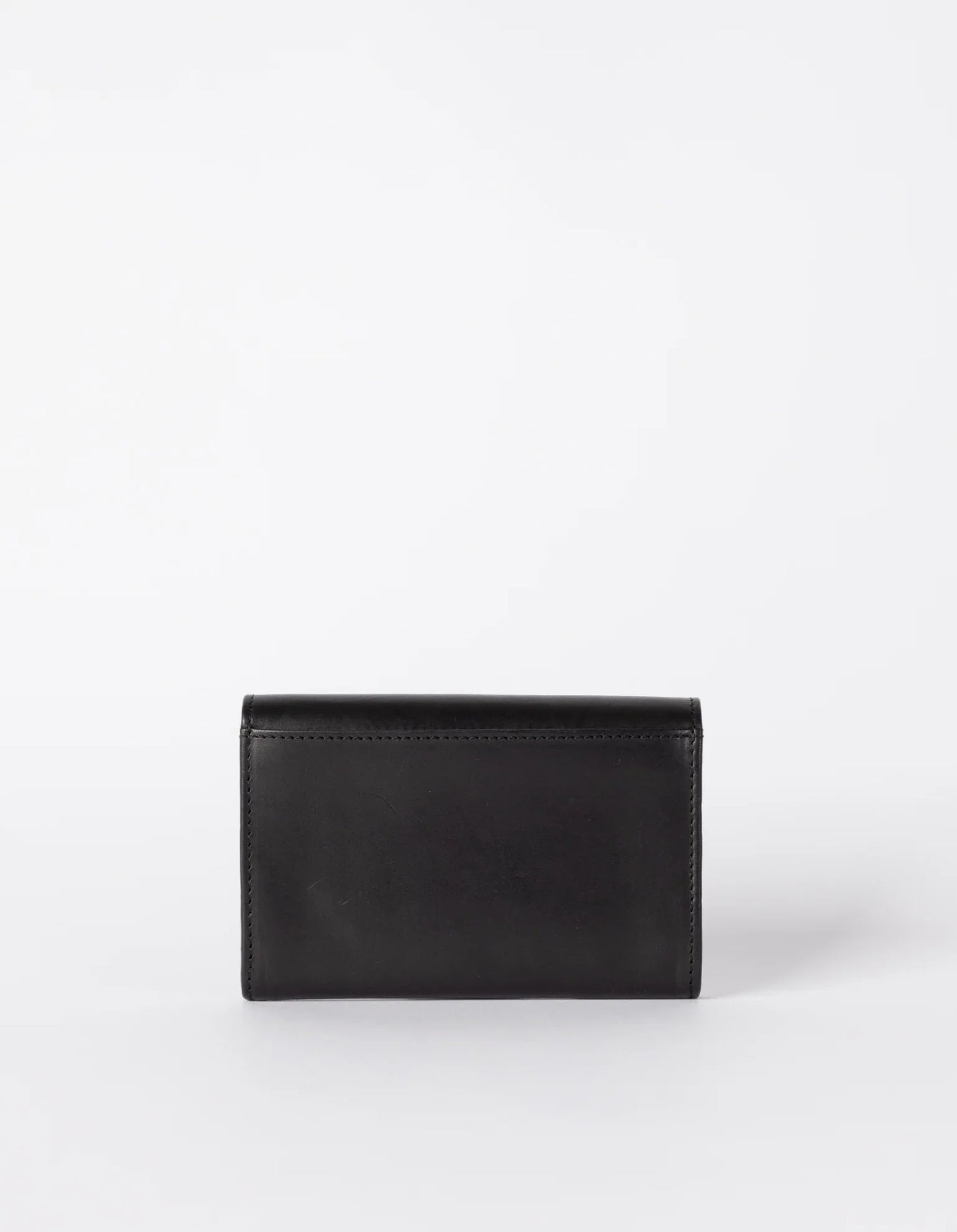 Portefeuille en cuir certifié | noir "jo's purse black leather"