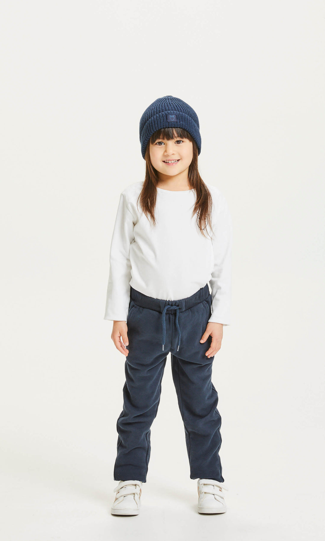 Jogging marine mixte en coton bio - jog pant total eclipse