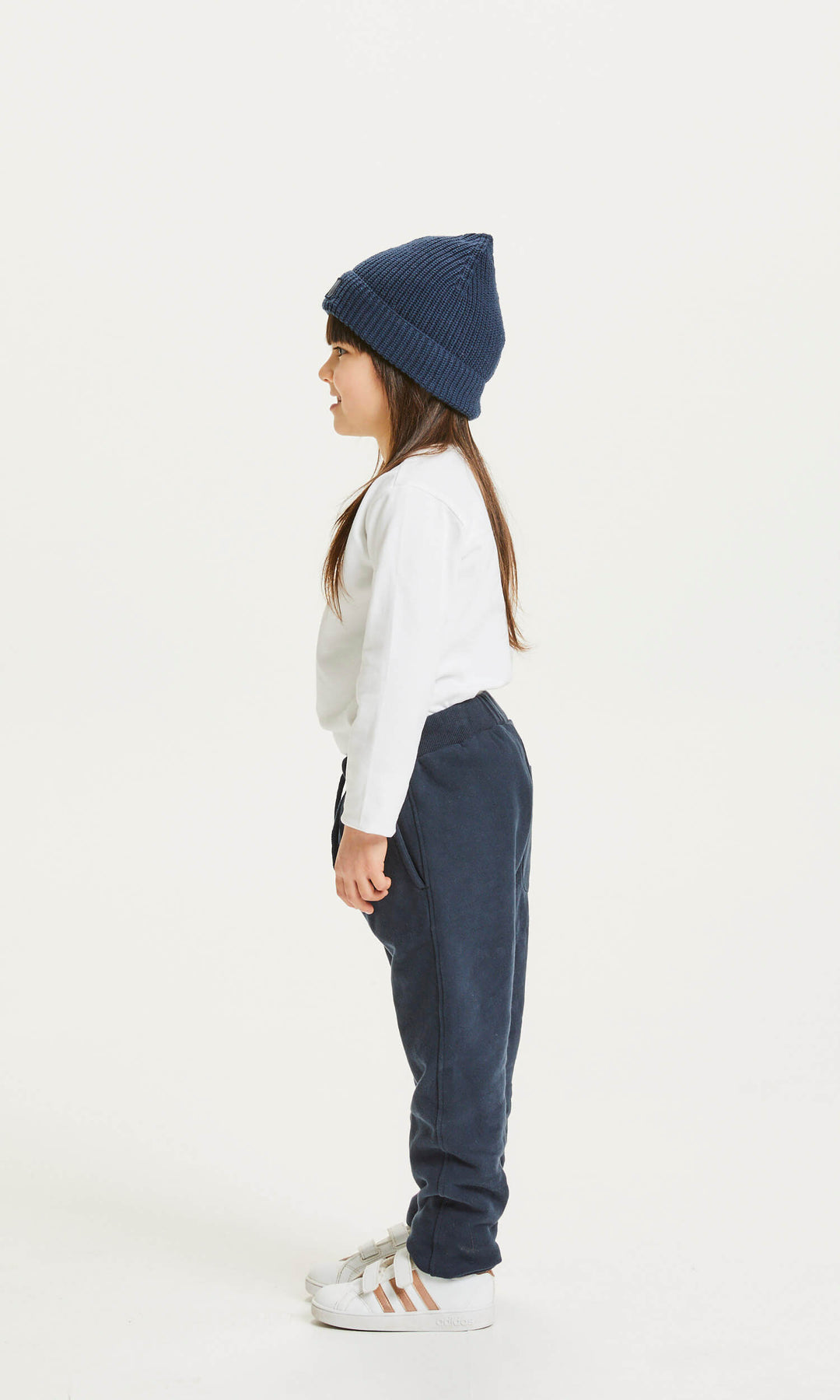 Jogging marine mixte en coton bio - jog pant total eclipse