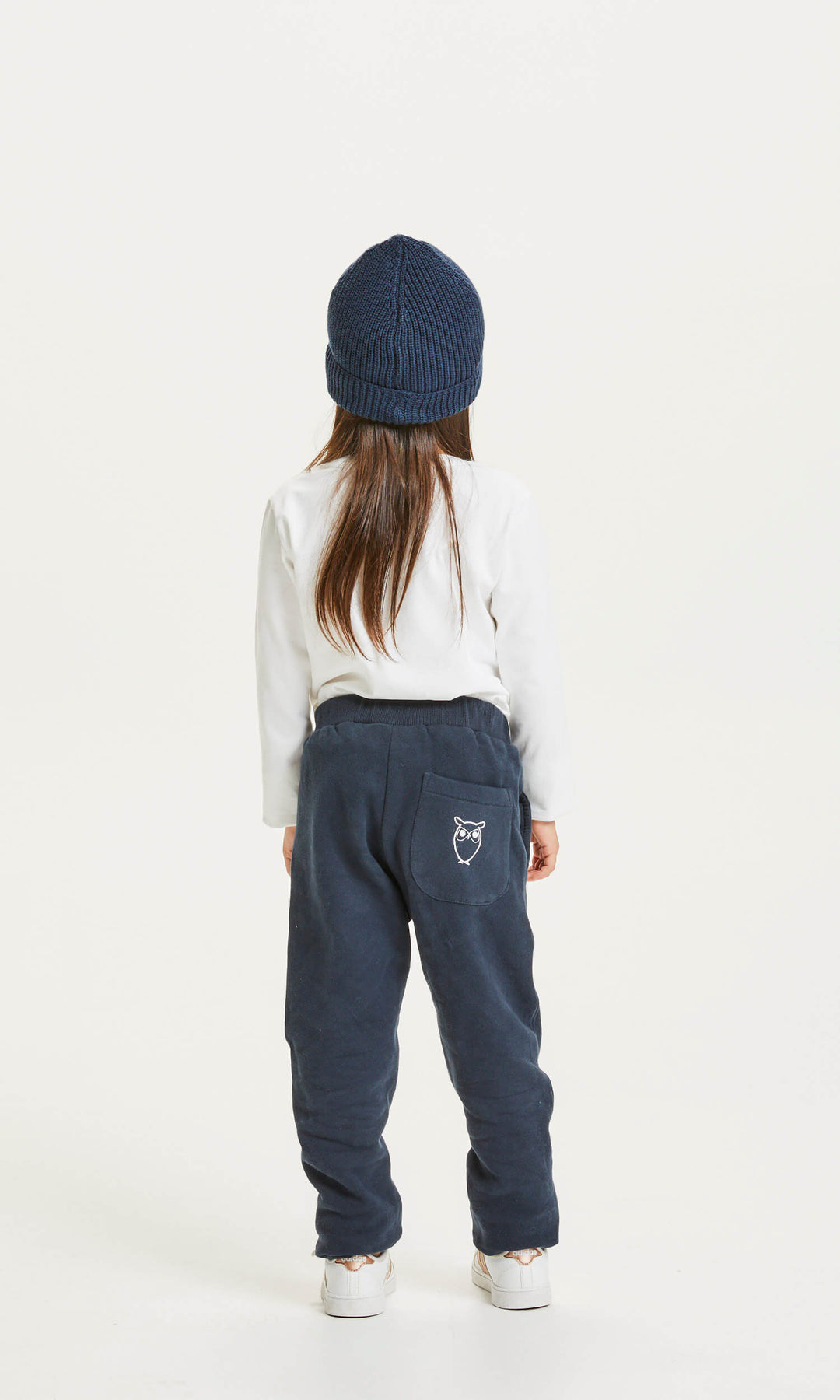 Jogging marine mixte en coton bio - jog pant total eclipse