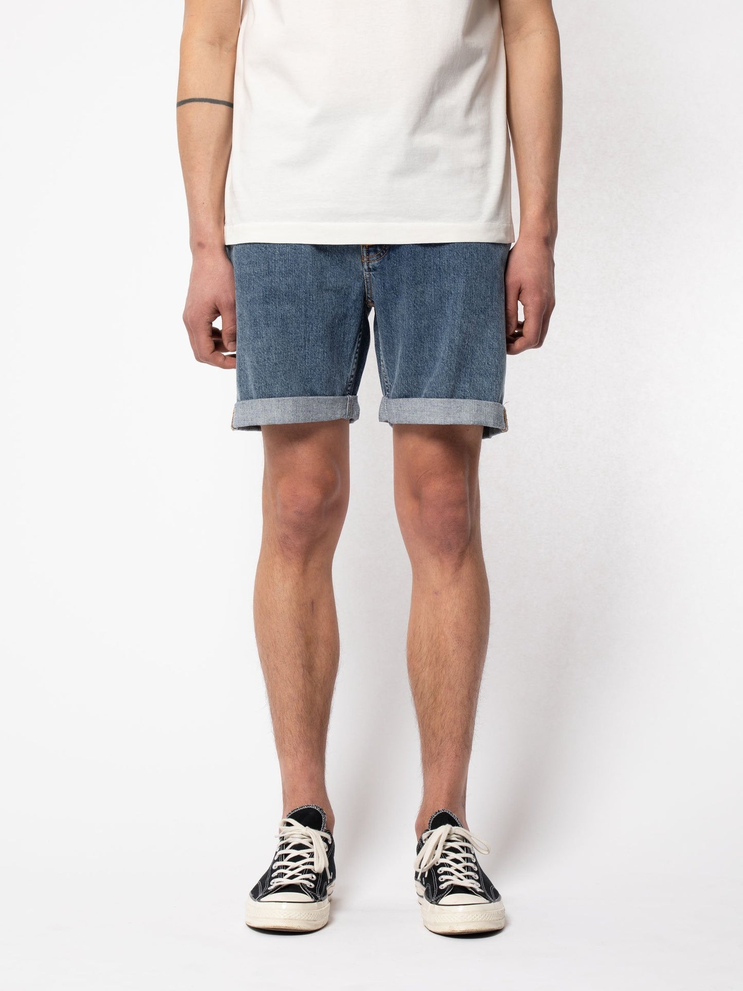 Short en jean bleu en coton bio - Josh Friendly blue