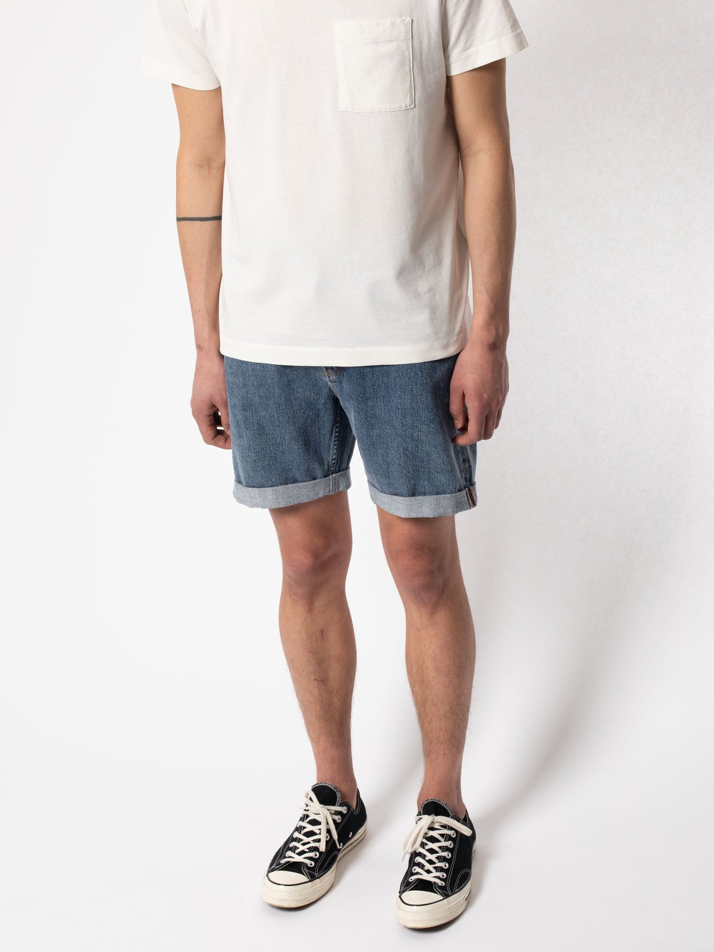 Short en jean bleu en coton bio - Josh Friendly blue