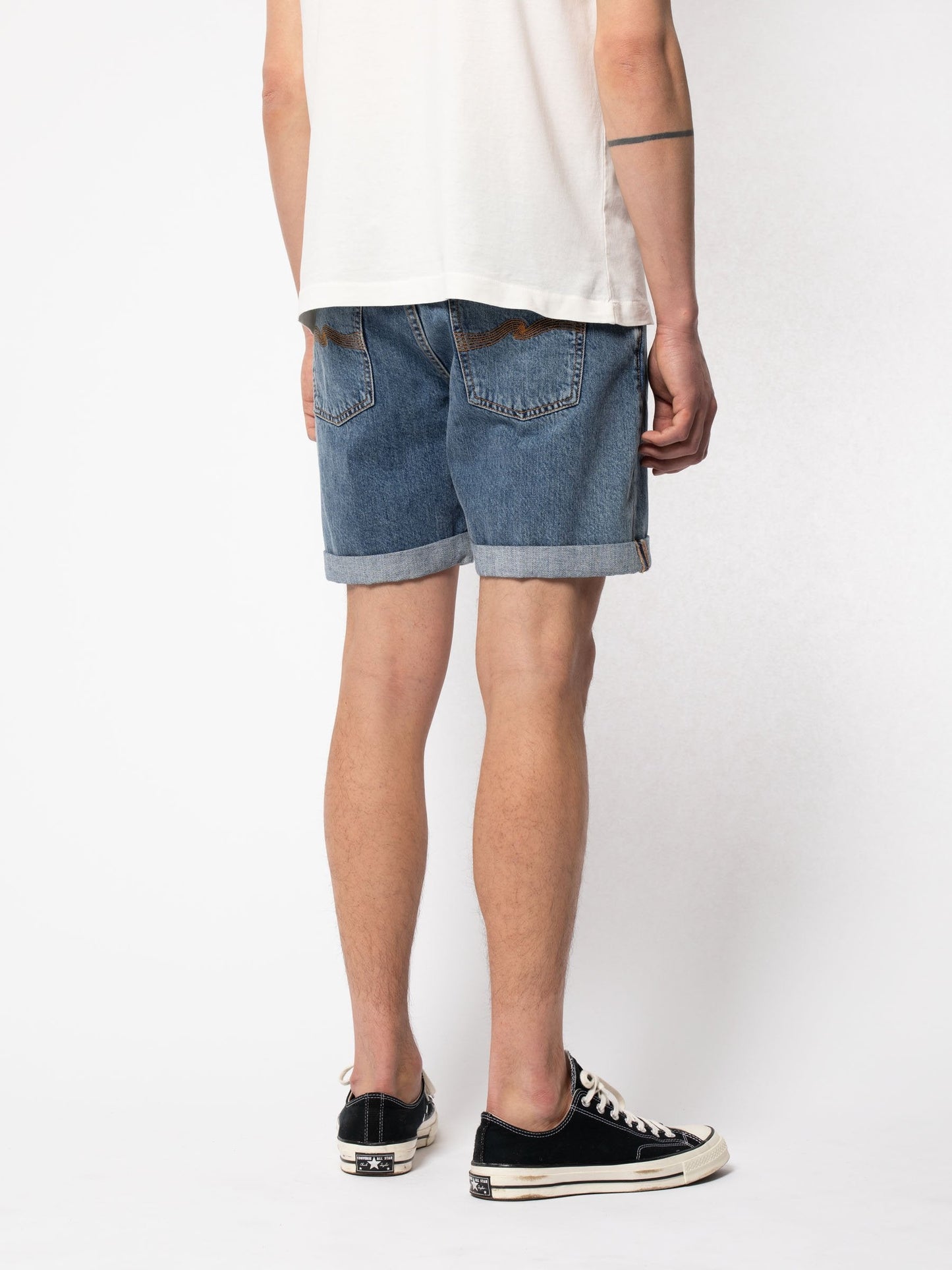 Short en jean bleu en coton bio - Josh Friendly blue