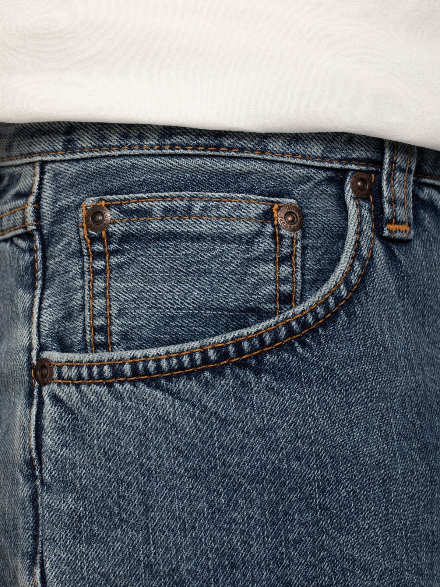 Short en jean bleu en coton bio - Josh Friendly blue