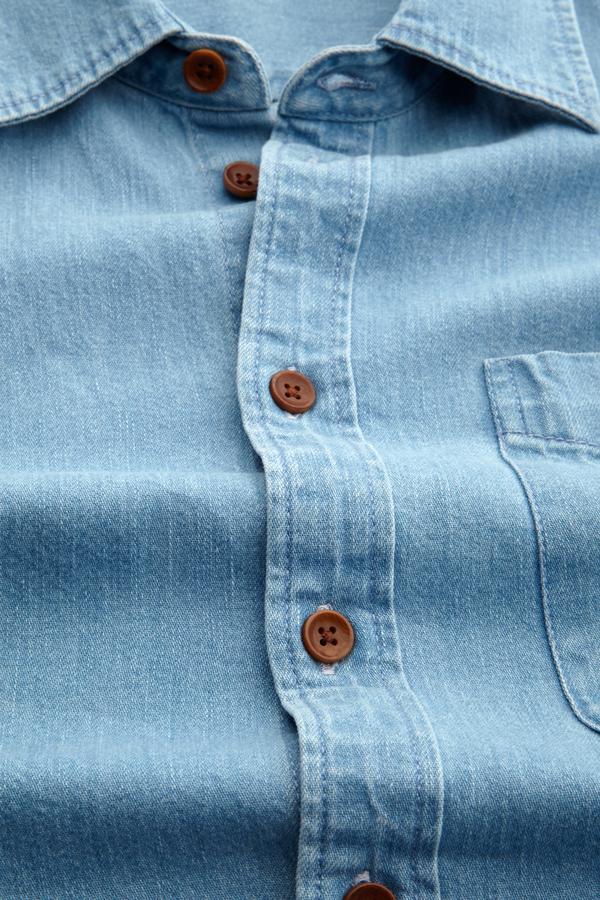 Chemise en jean en coton bio - Enda Pocket