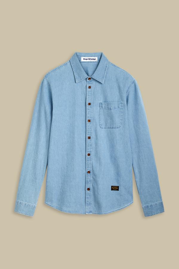 Chemise en jean en coton bio - Enda Pocket