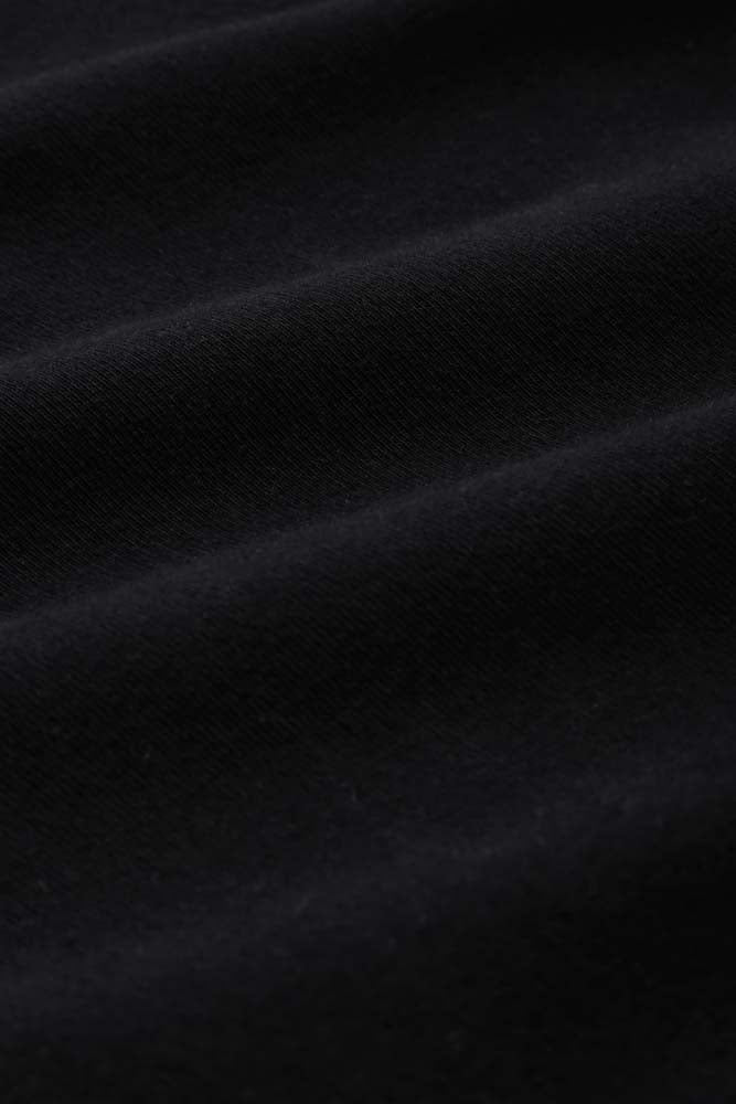 T-shirt manches courtes ample en coton bio | noir "amabel black"