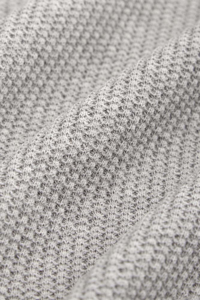 Pull léger en matières recyclées | Gris "jessamine grey melee"