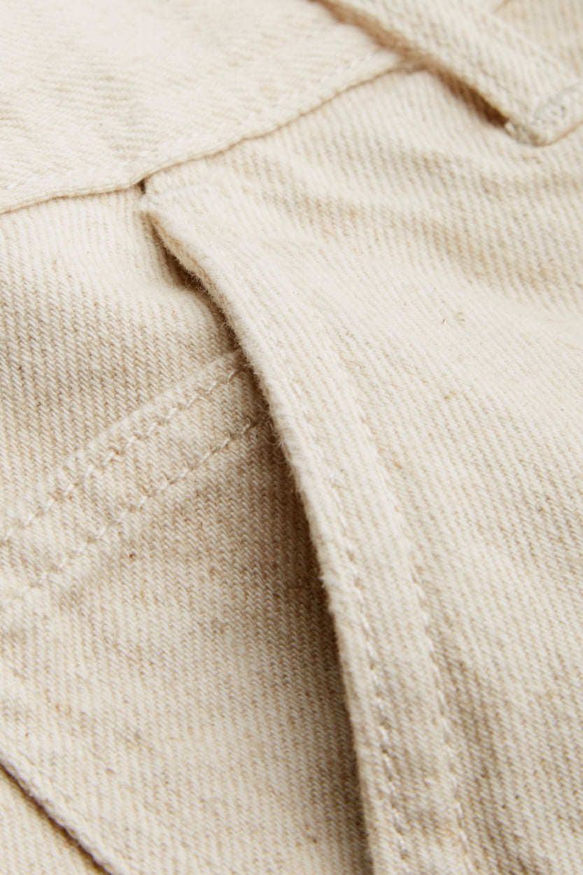 Short ecru  en chanvre - philip