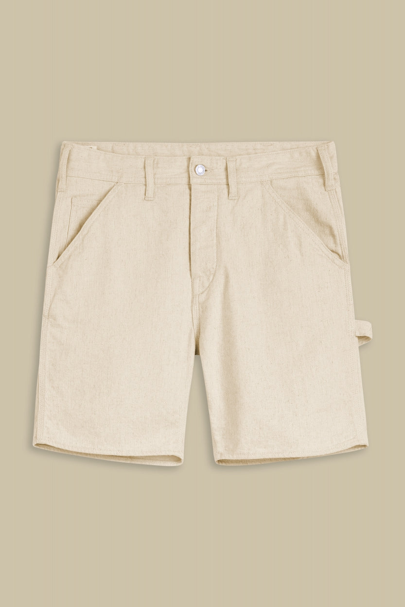 Short ecru  en chanvre - philip