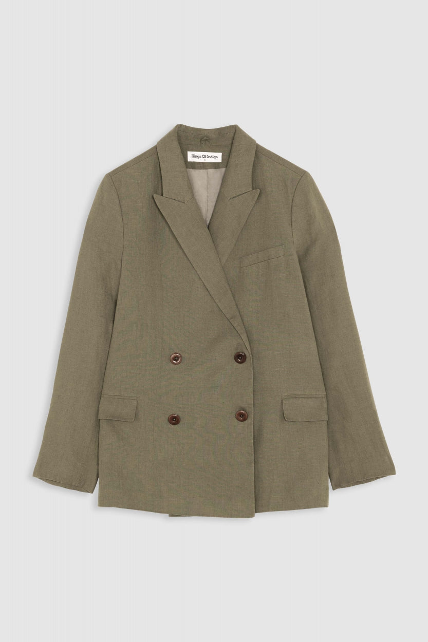 Blazer en lin | vert "diana bungee cord"
