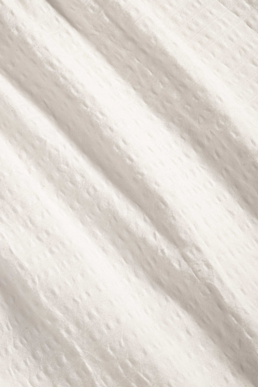 Chemise texturée en coton bio | écru "saika - off white"