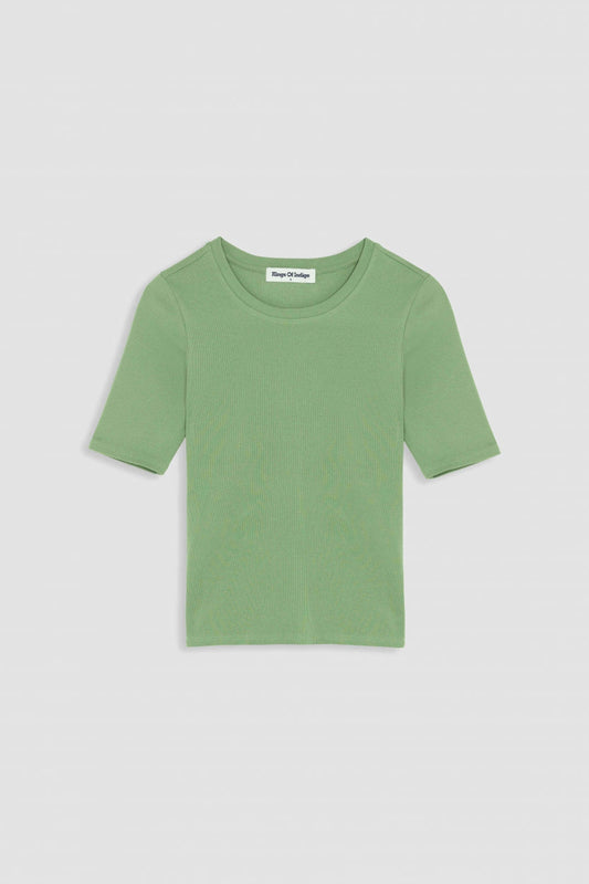 T-shirt en coton bio | vert "rina mistletoe"