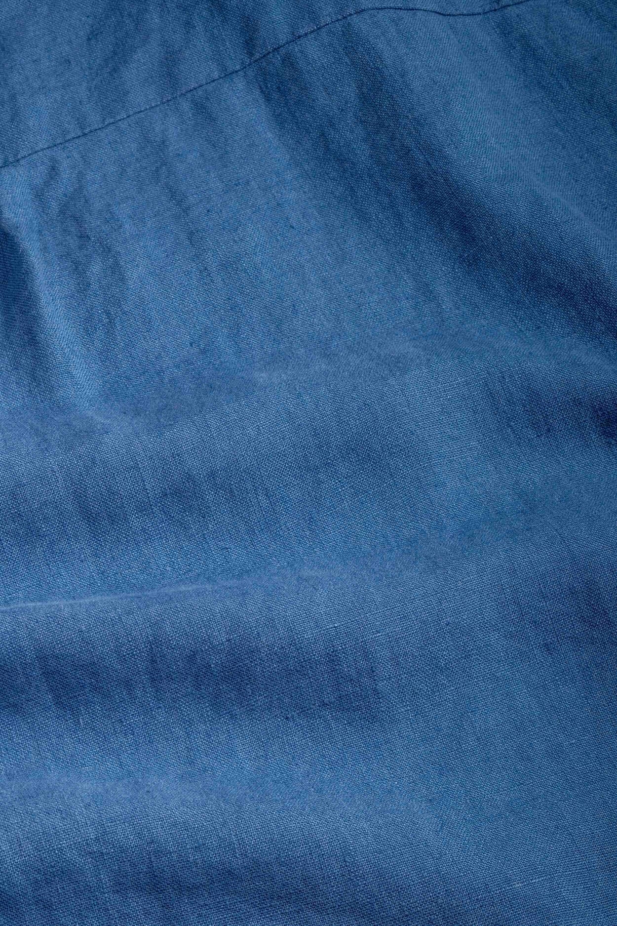 Short en lin | Bleu "reagan dark blue"