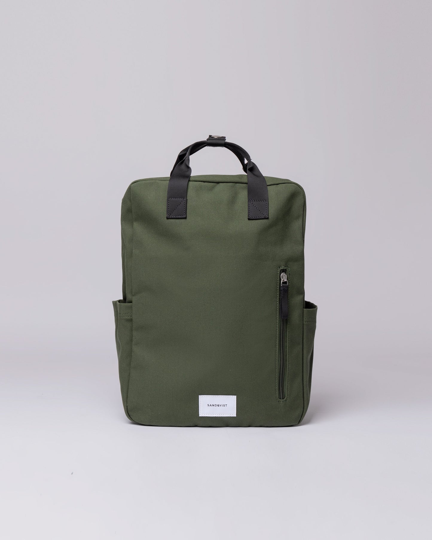Sac à dos en coton bio | Vert "knut dawn green"