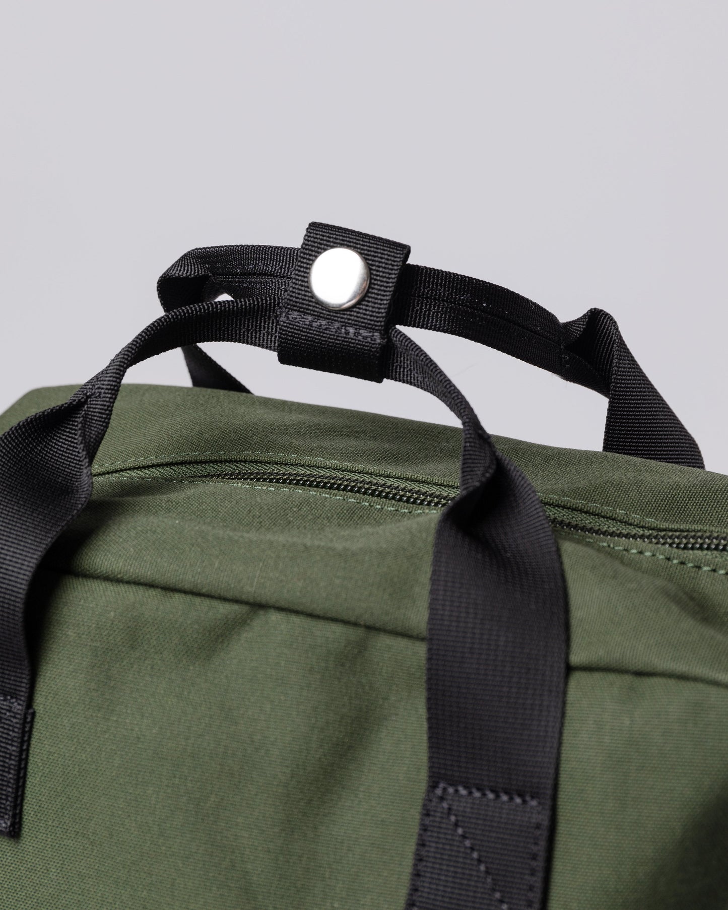 Sac à dos en coton bio | Vert "knut dawn green"