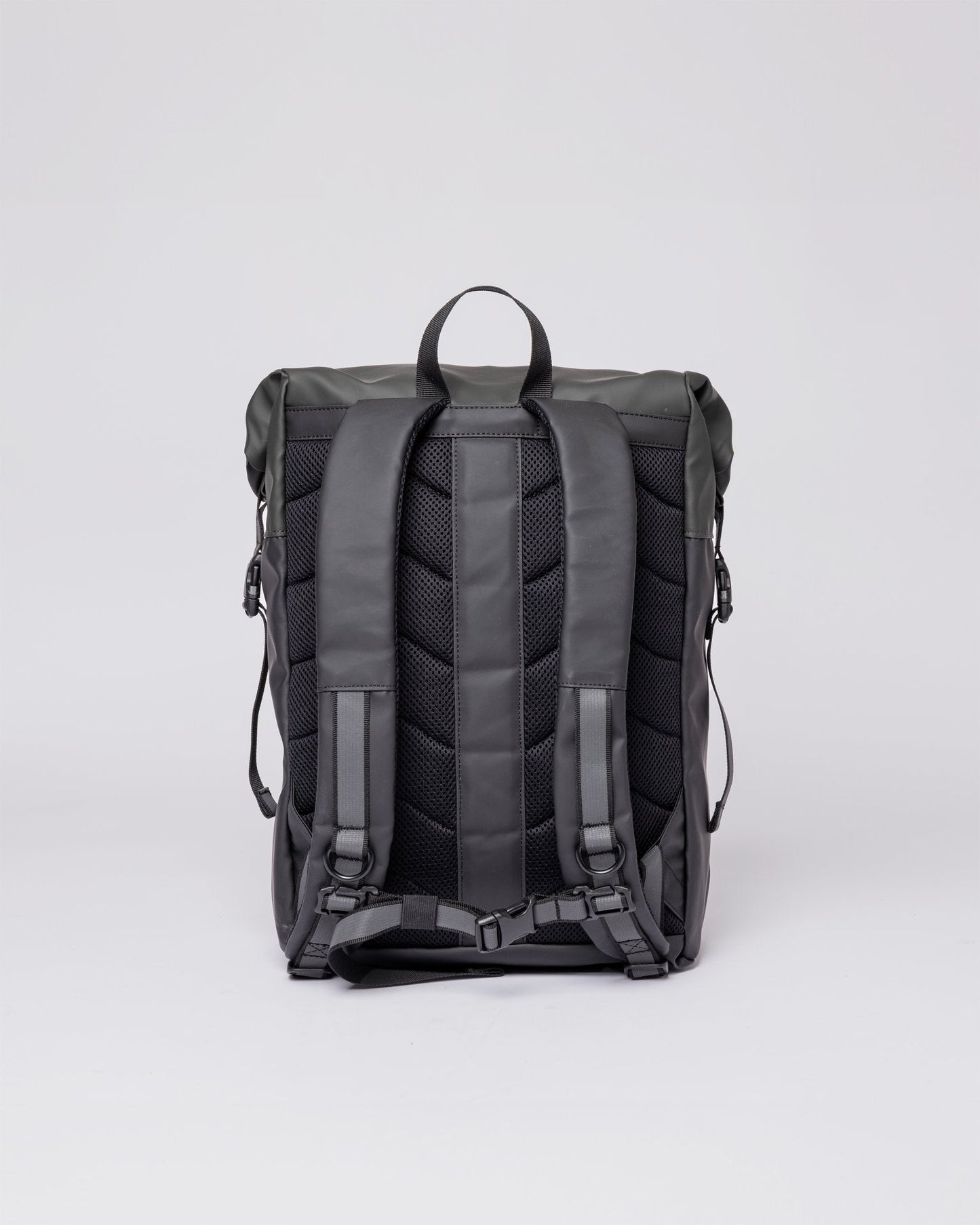 Sac à dos imperméable en matière recyclée | multicolore "konrad multi black dark green"