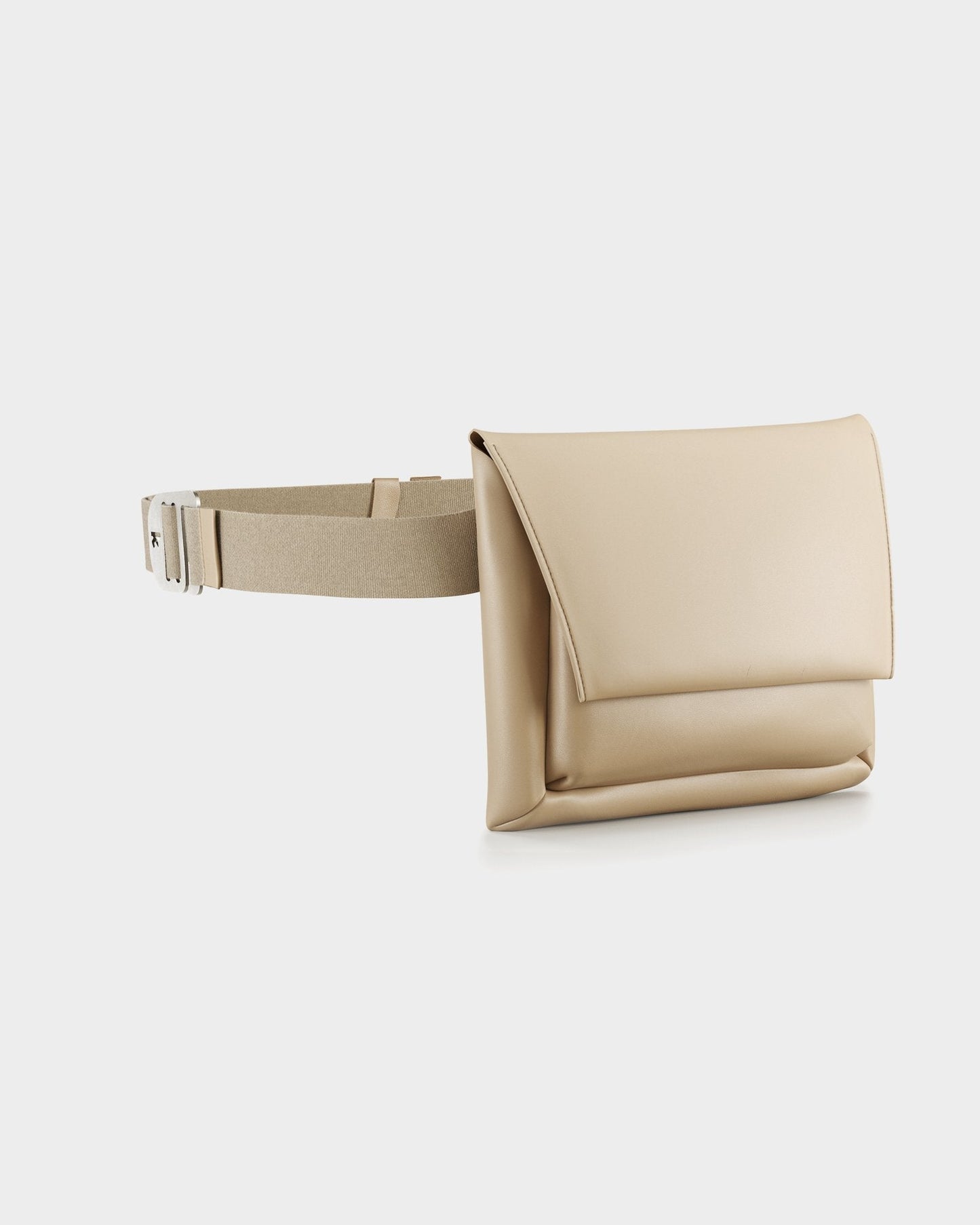Banane beige en banane en matières recyclées - kangaroo belt bag regular beige
