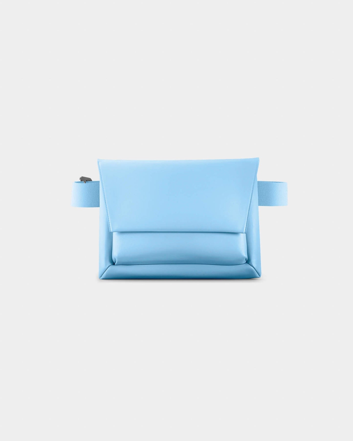Banane bleu ciel en matières recyclées - kangaroo belt bag regular lightblue