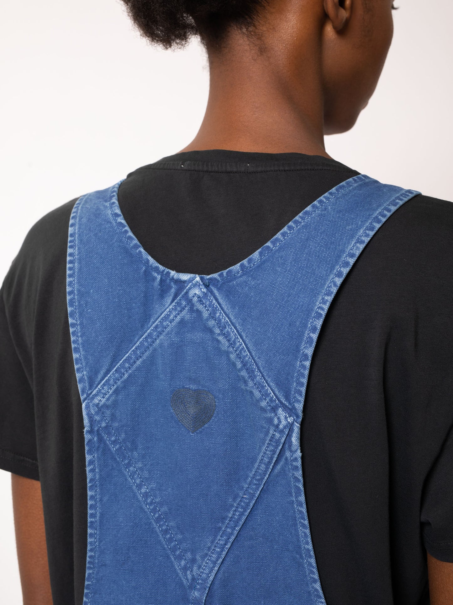 Salopette ample bleue en coton bio - Karin Dungarees French Blue