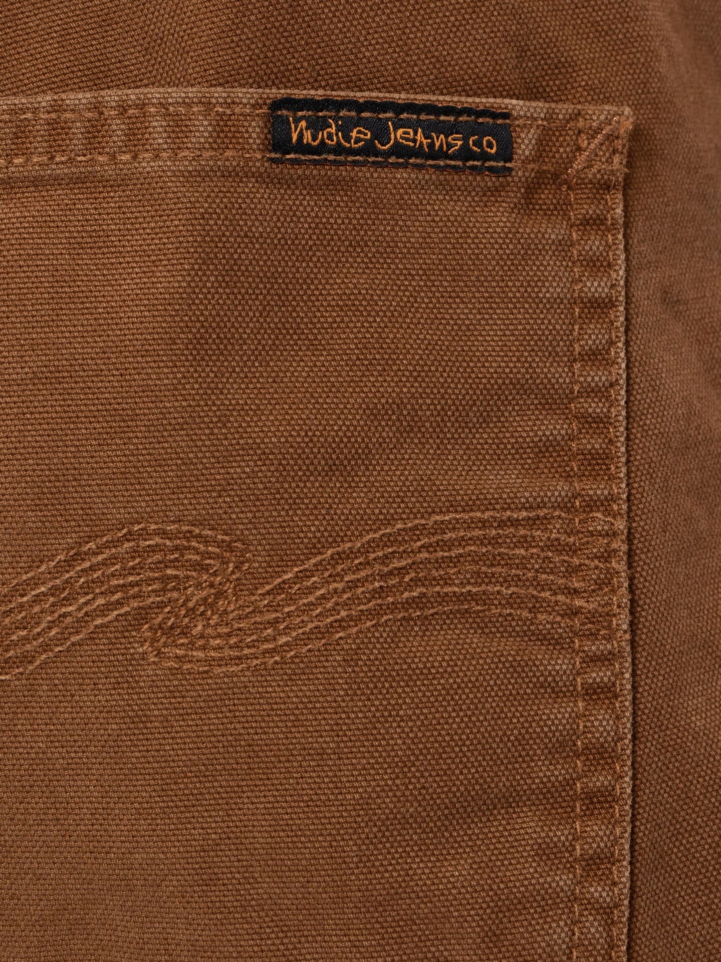 Salopette ample camel en coton bio - karin dungarees washed oak
