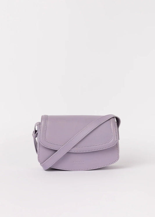 Sac en cuir | mauve "kendalini - pale mauve classic leather "