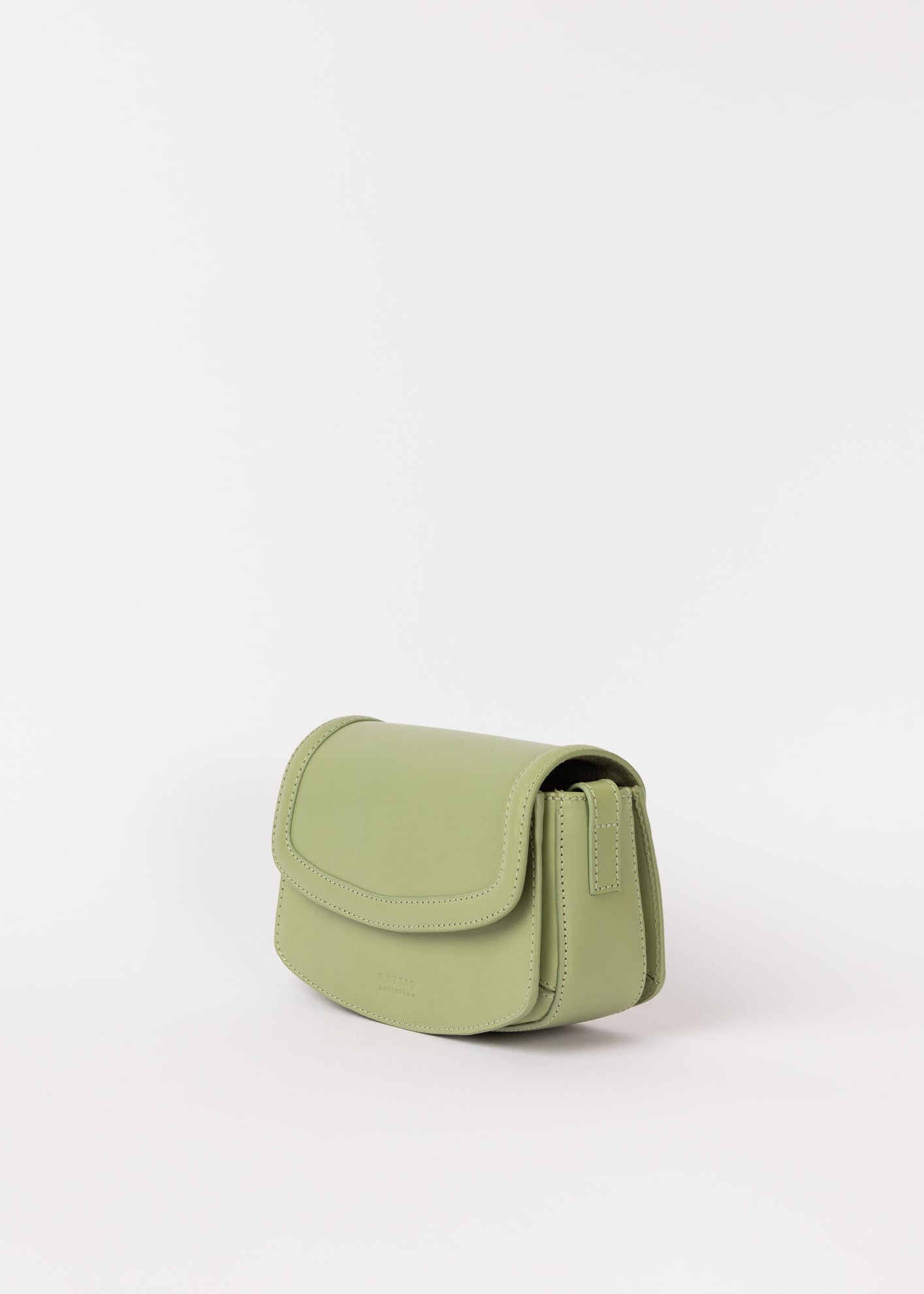 Sac en cuir | vert "kendalini - tea green classic leather "