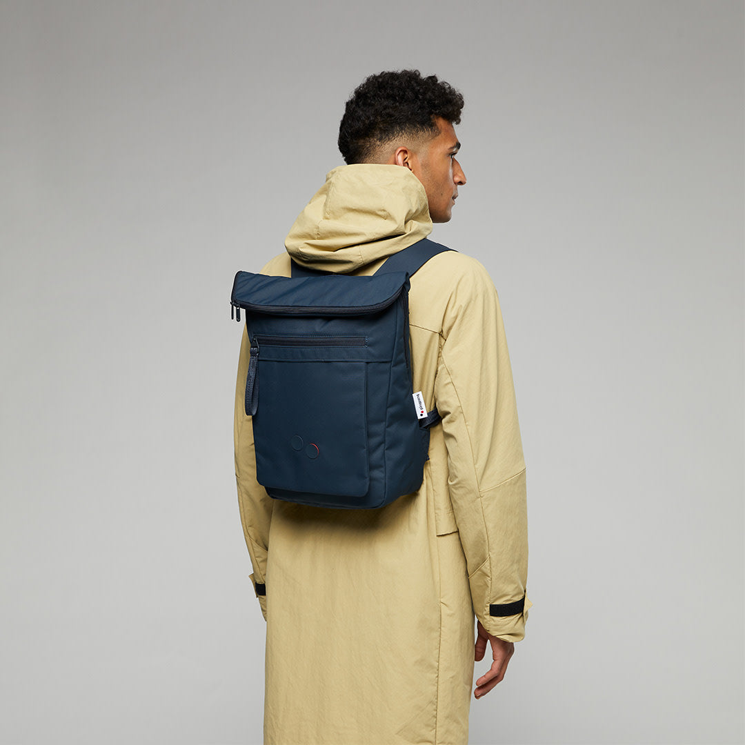 Sac à dos bleu pétrole recyclé - Klak slate blue