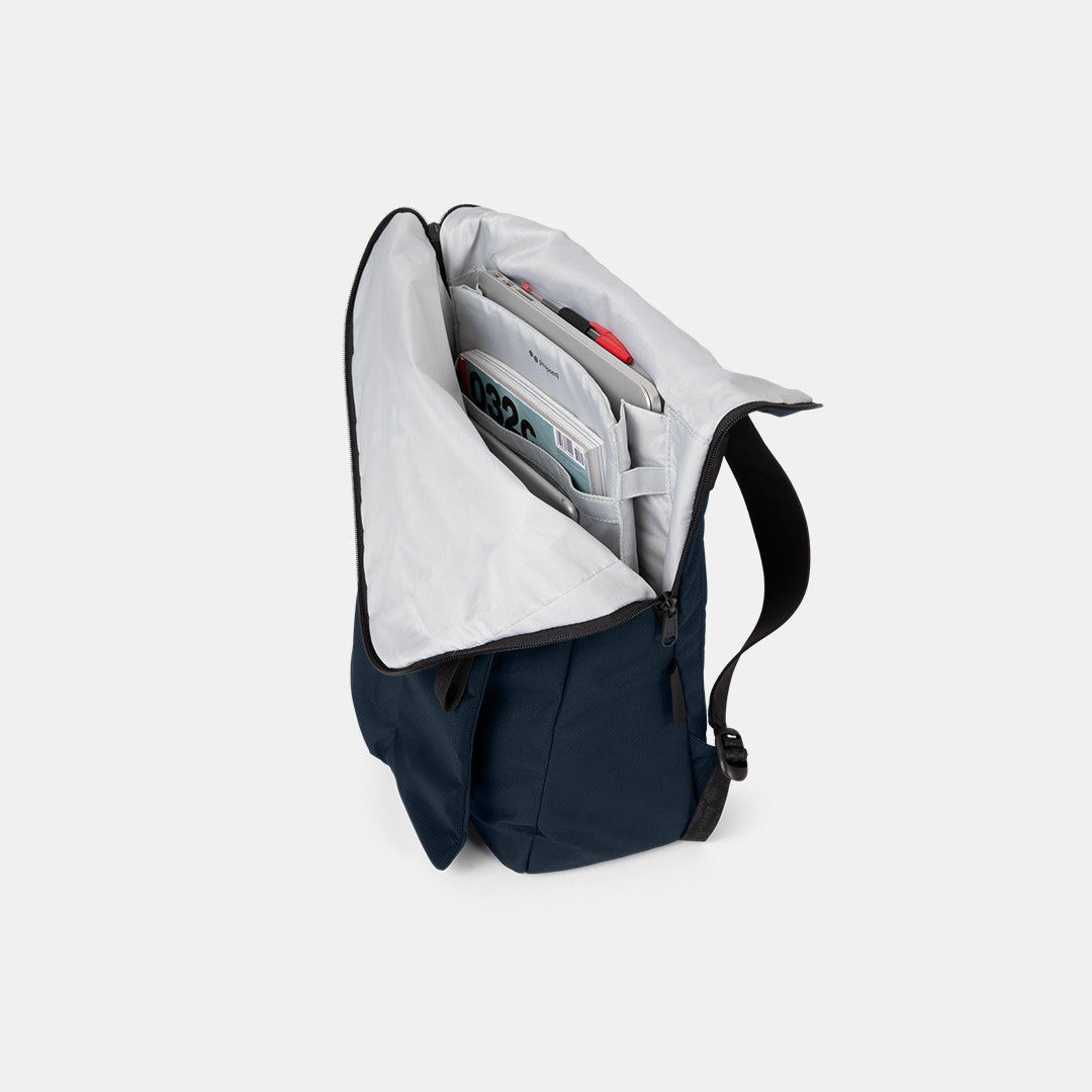 Sac à dos bleu recyclé - Klak construct blue