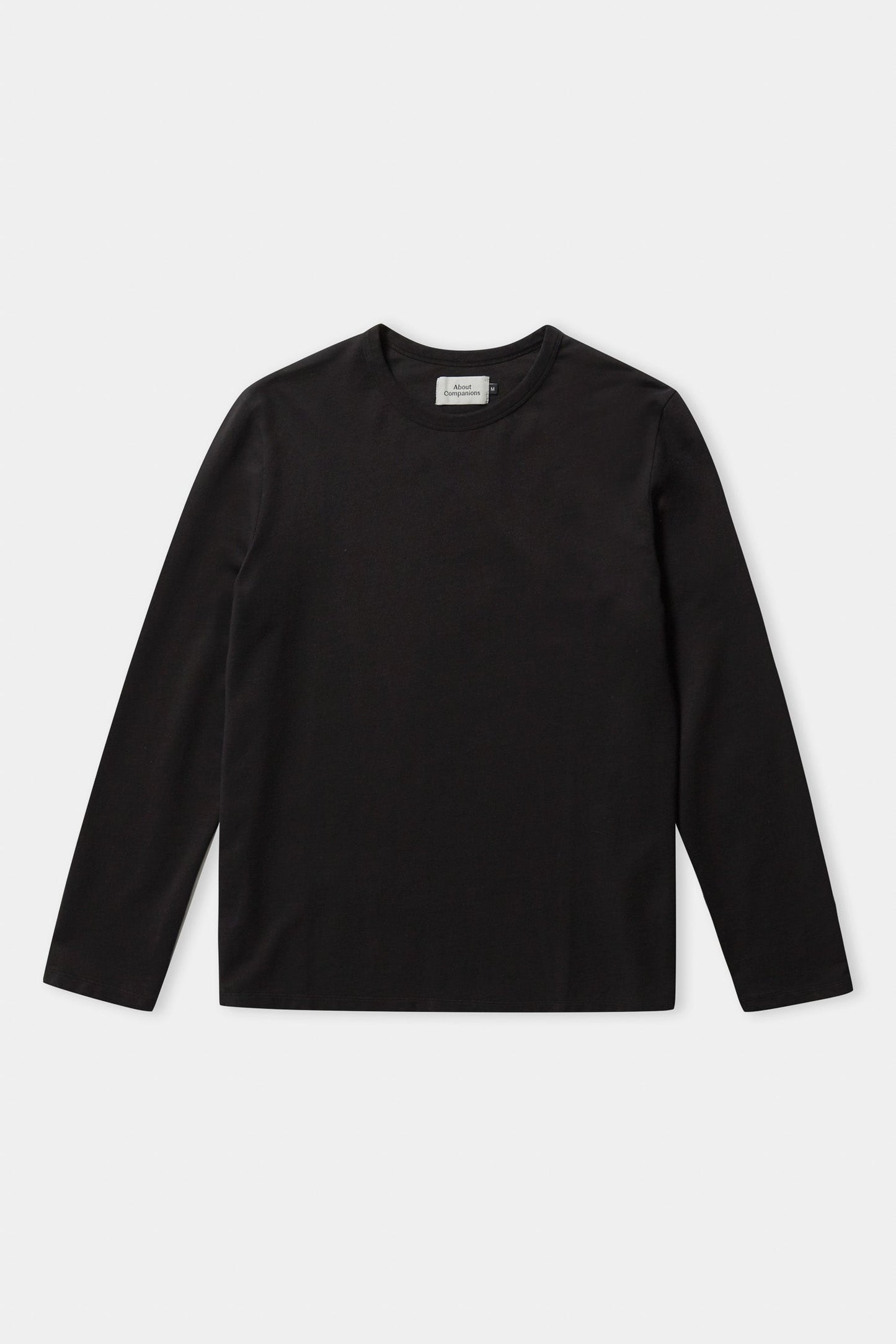 T-shirt manches longues en jersey de coton bio | noir "lars eco black"