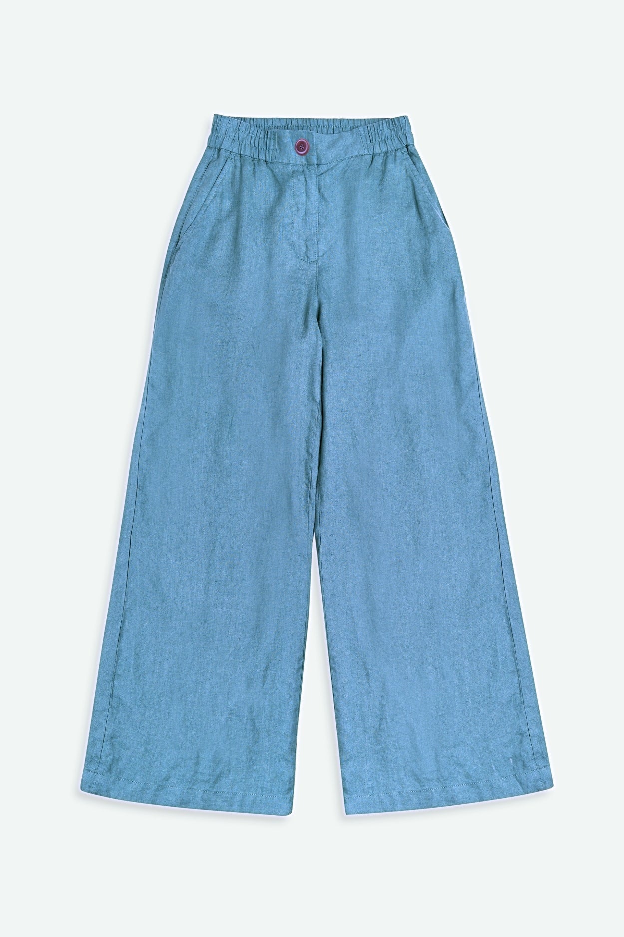 Pantalon en lin | bleu "lilian - alabama super light"