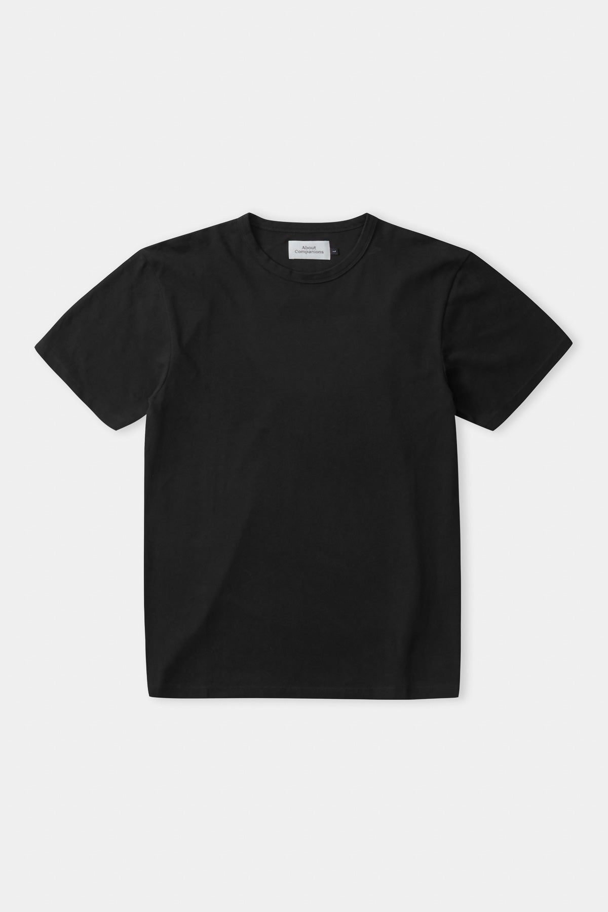 T-shirt en coton bio piqué | noir "liron eco pique black"