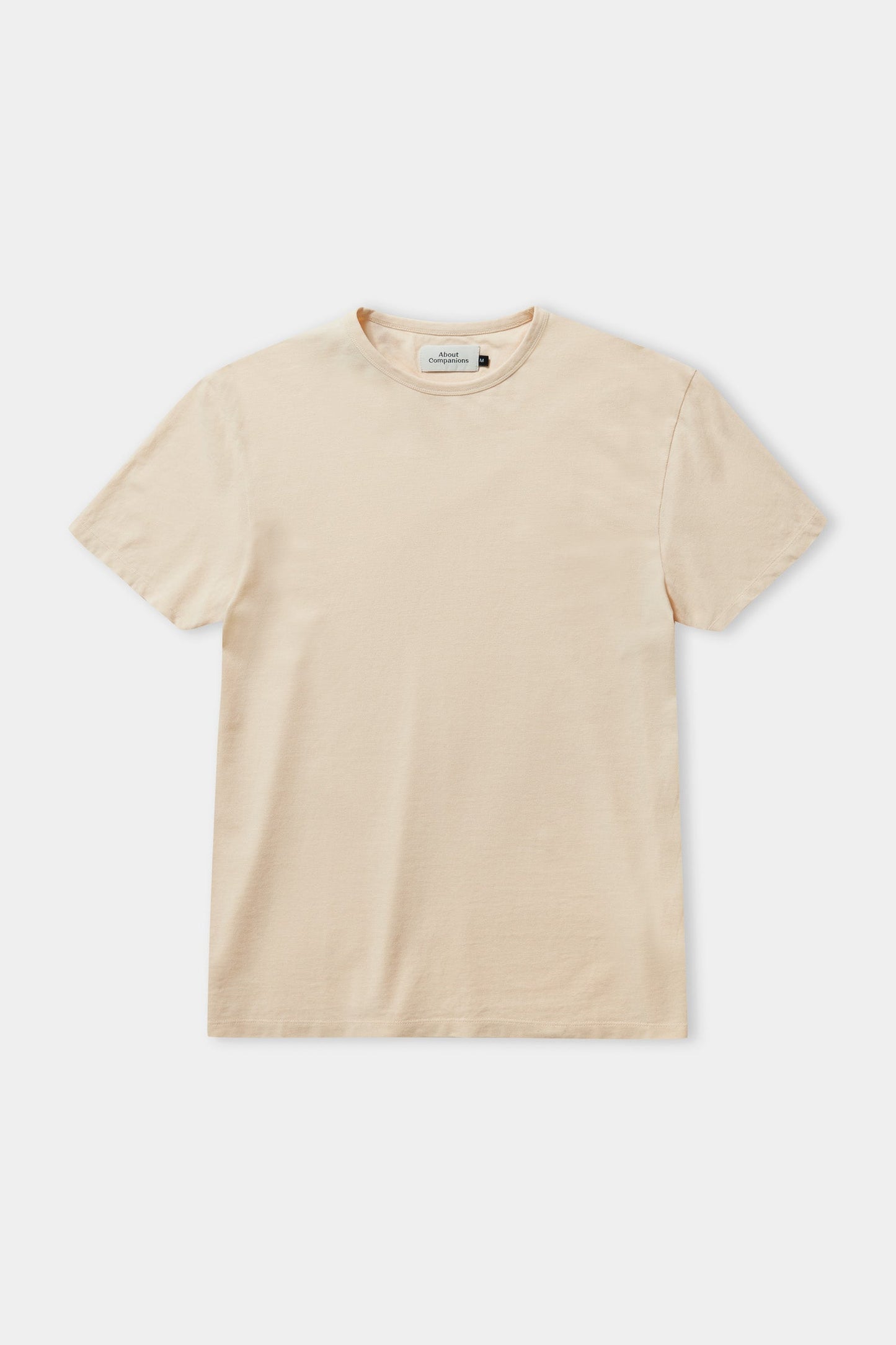 T-shirt en coton bio piqué | pêche "liron eco pique peach"