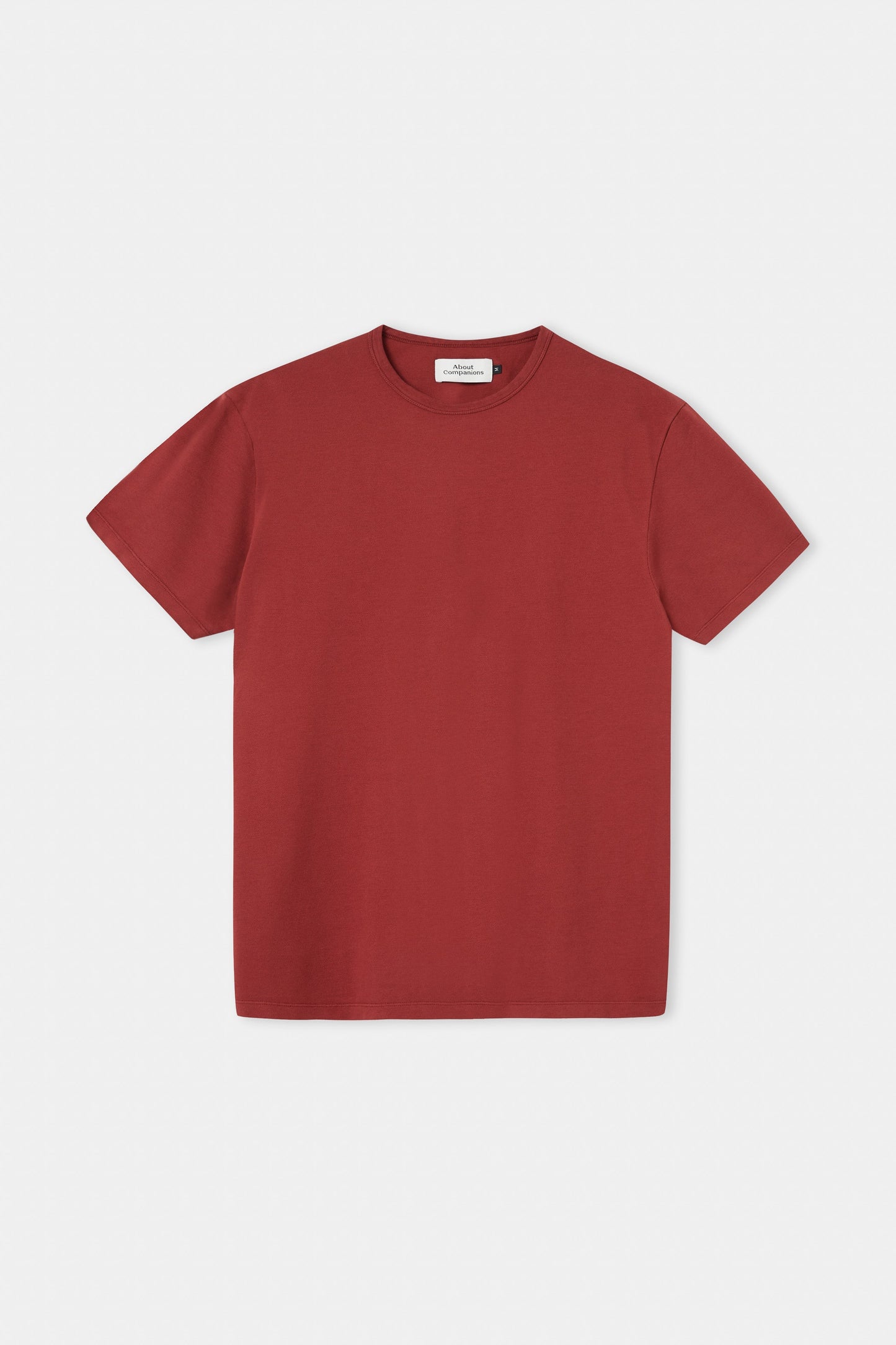 T-shirt en coton bio piqué | Rust "liron eco pique rust"