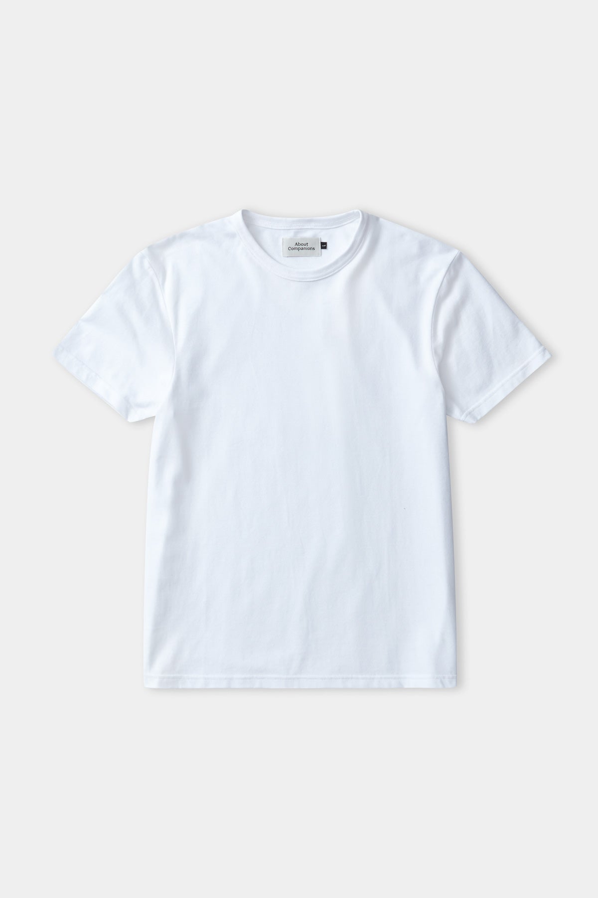 T-shirt en coton bio piqué | blanc "liron eco pique white"