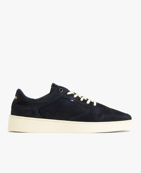 Baskets en cuir certifié | marine "Lucas 95 - navy"
