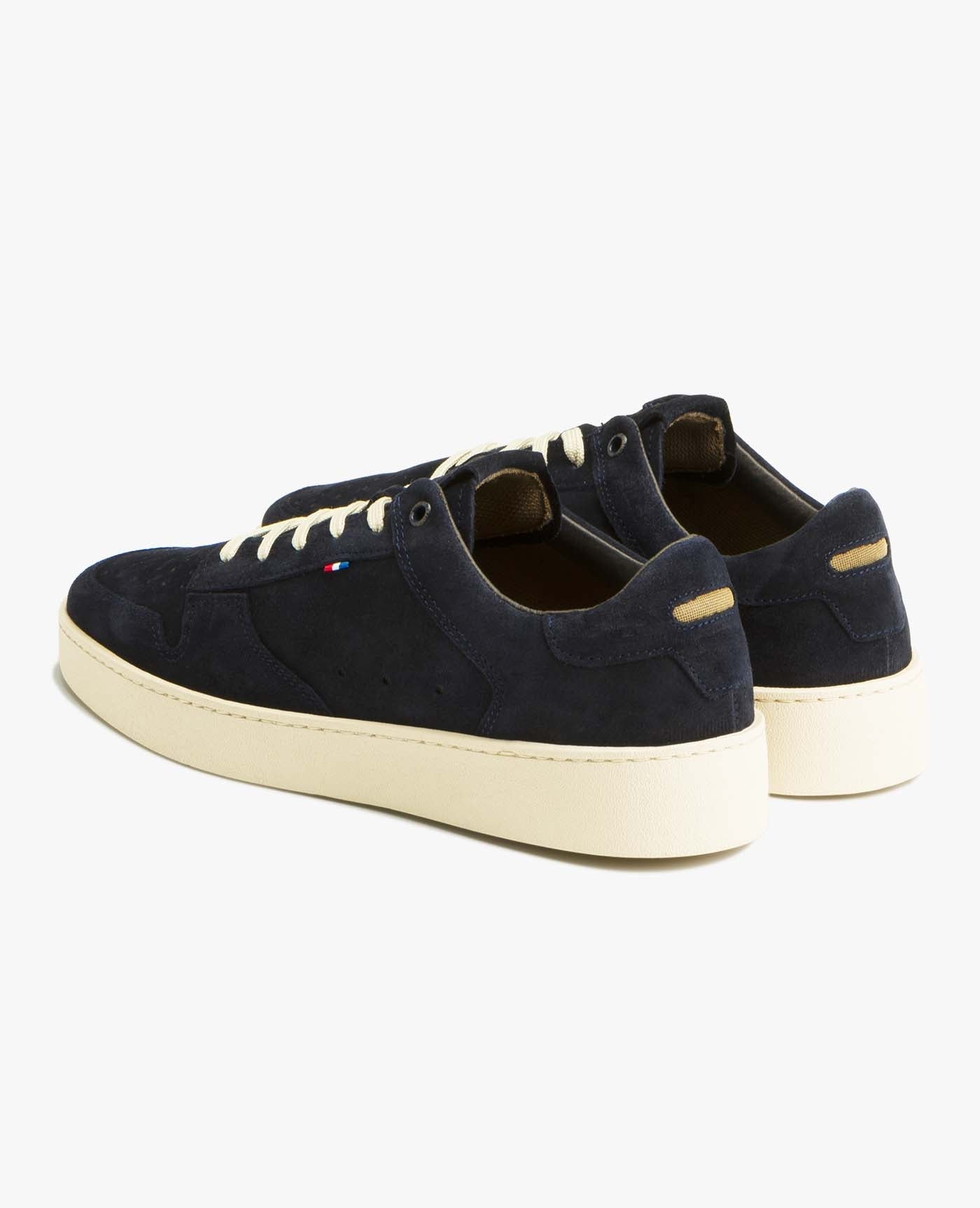 Baskets en cuir certifié | marine "Lucas 95 - navy"