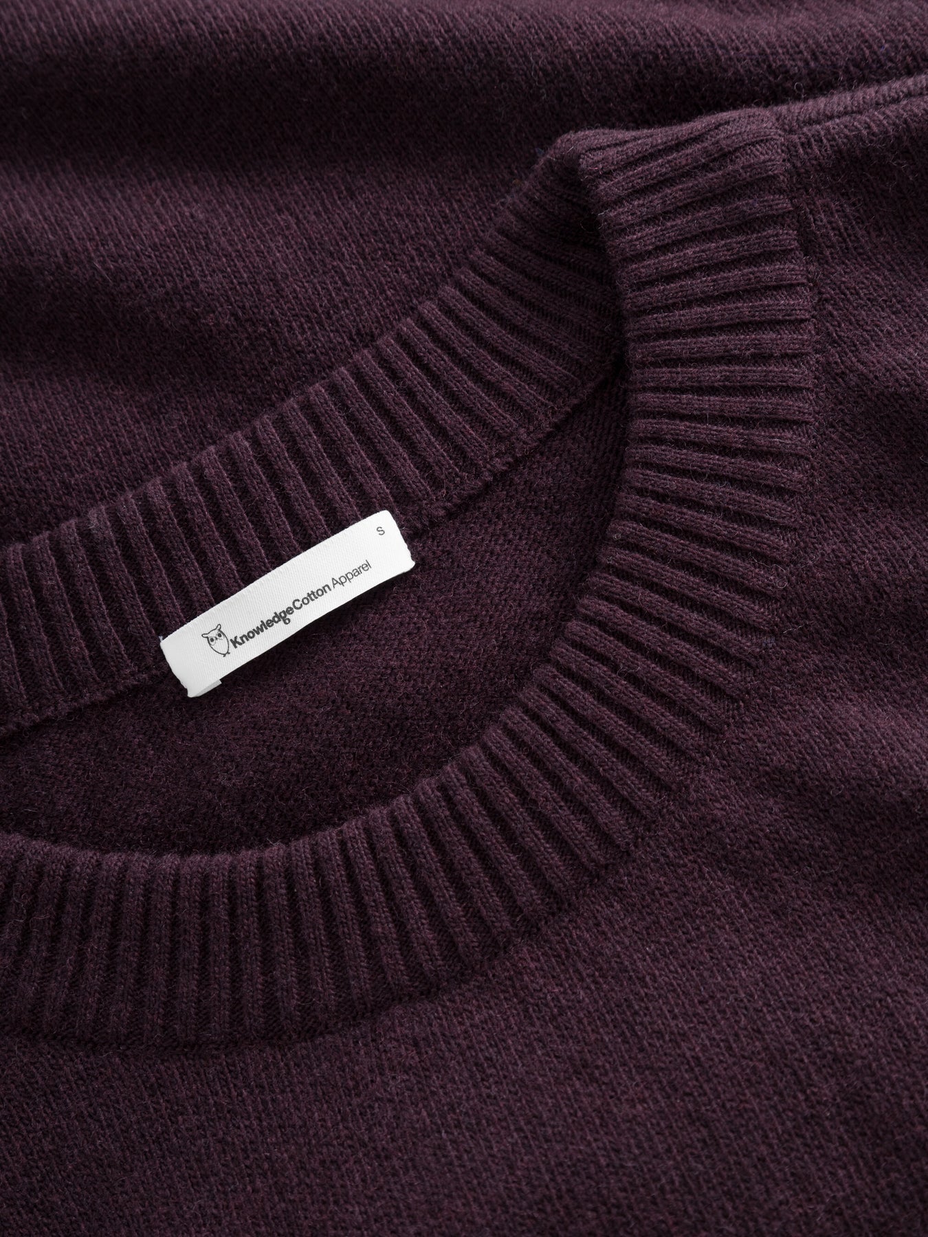 Pull sans manches en laine bio | Acajou "lambswool vest chocolate plum"