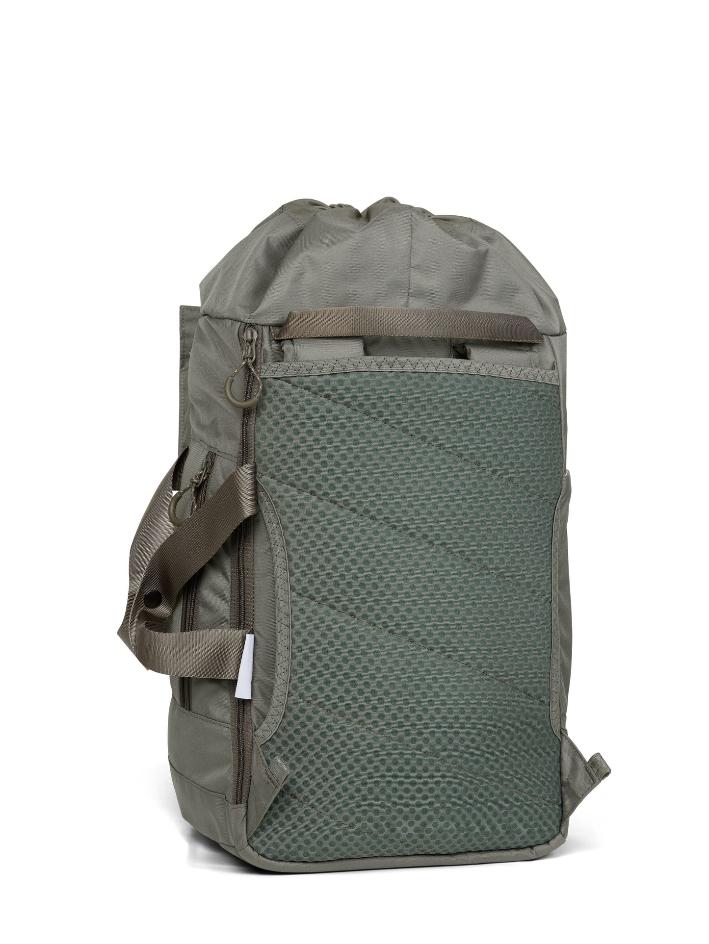 Sac à dos vert kaki recyclé - Blok Medium